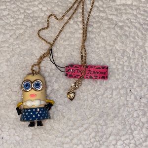 Minions Betsey Johnson Necklace NWT